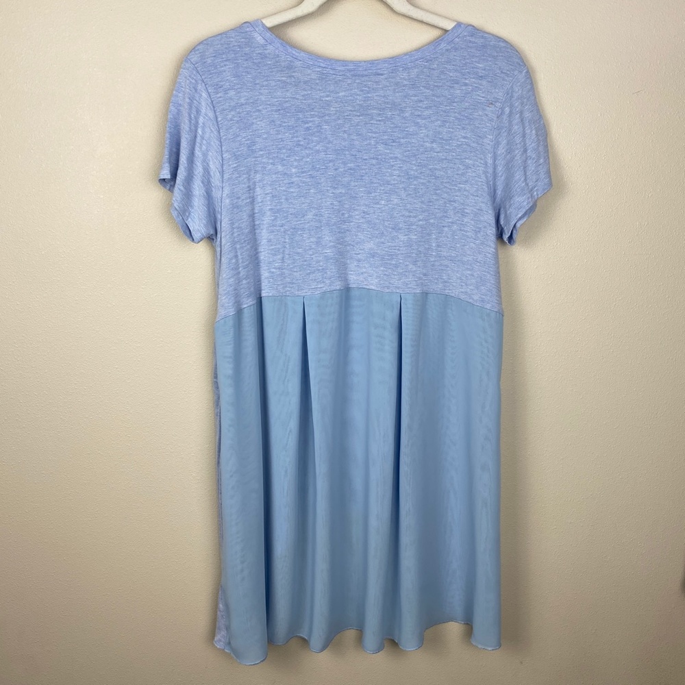 Soft Surroundings Hi-Low Short Sleeve Chiffon Back Tunic - Size Small - Picture 5 of 5